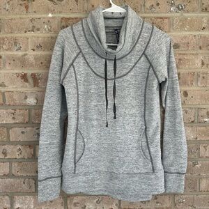 Kuhl Lea pullover cowl neck sweatshirt gray XS